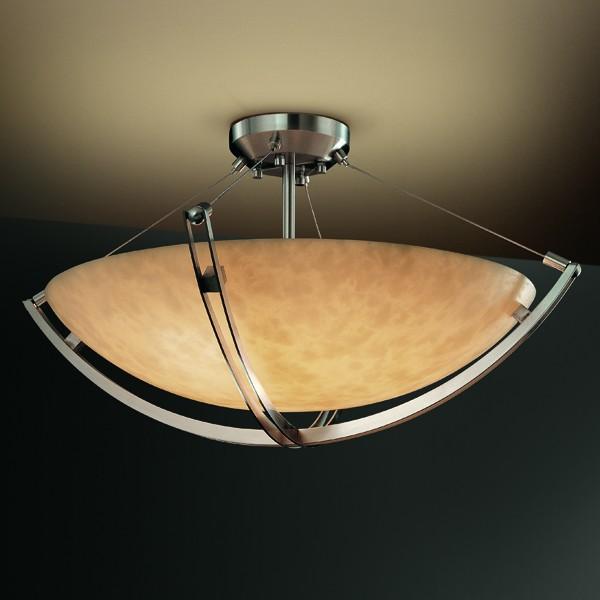 18&#34; Semi-Flush Bowl w/ Crossbar