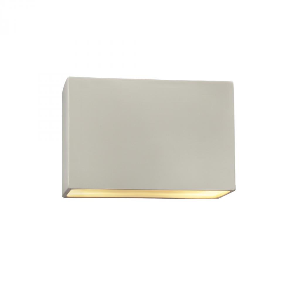 Large ADA Rectangle (Outdoor) LED Wall Sconce - Closed Top