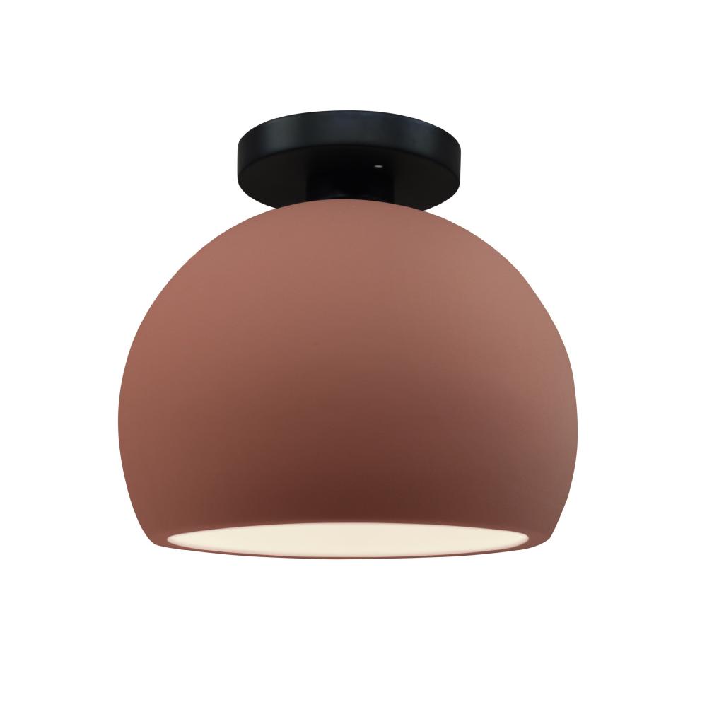 Small Globe Semi-Flush