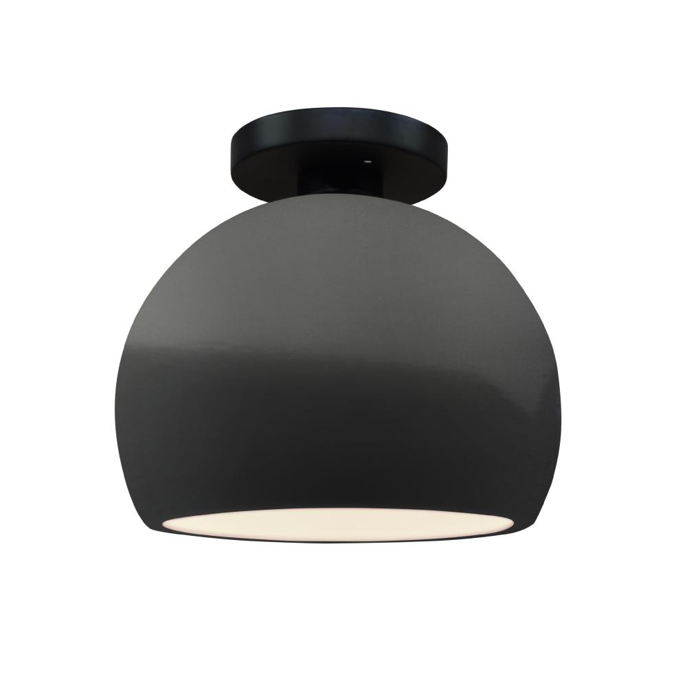 Small Globe LED Semi-Flush