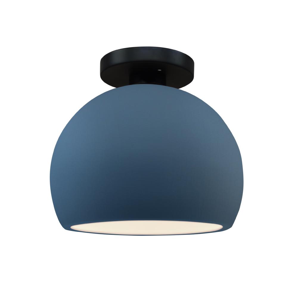 Small Globe LED Semi-Flush