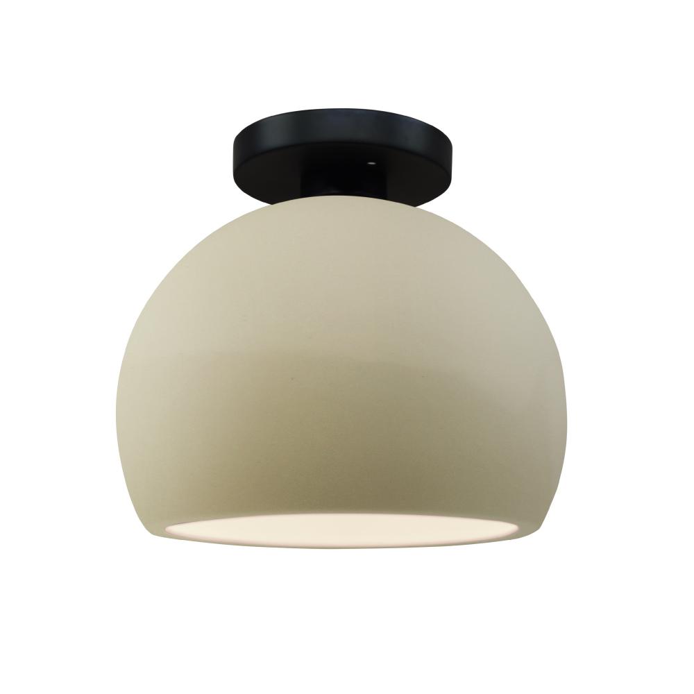 Small Globe Semi-Flush