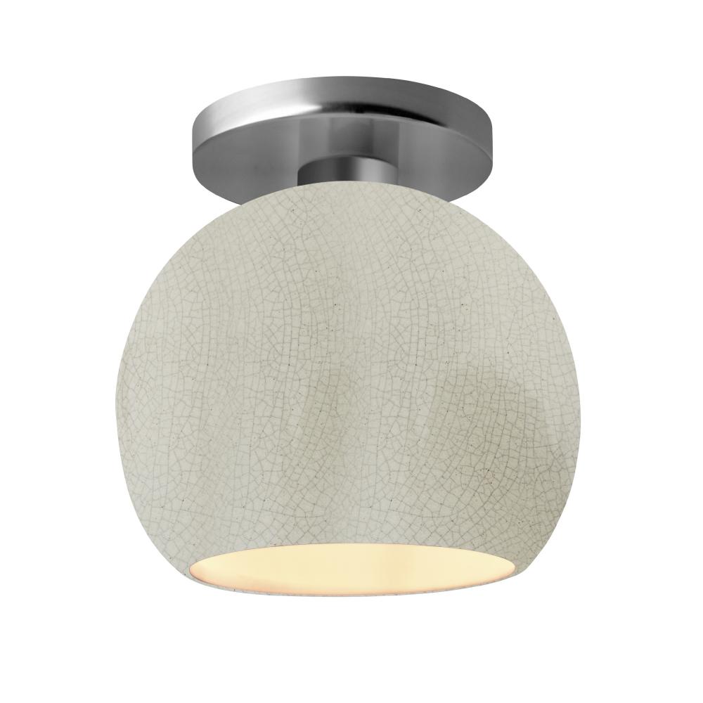 Medium Globe LED Semi-Flush