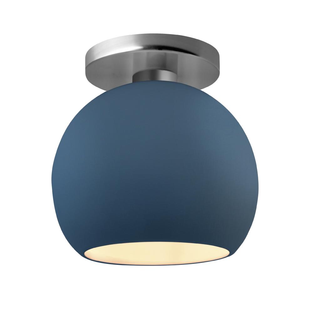 Medium Globe LED Semi-Flush