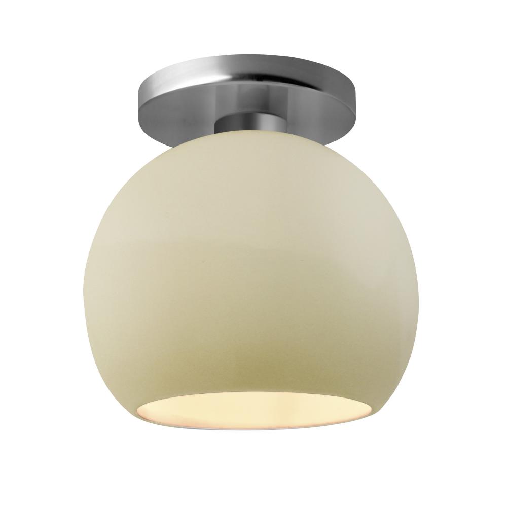 Medium Globe LED Semi-Flush