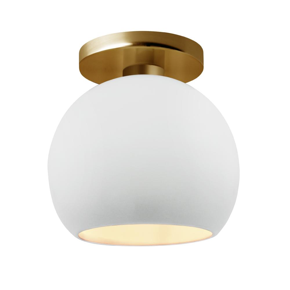 Medium Globe LED Semi-Flush