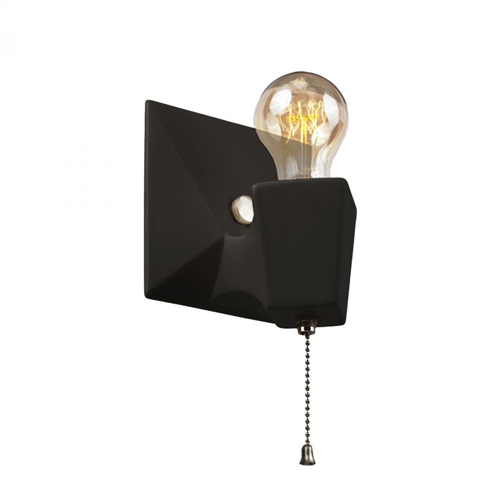 Geo w/ No Shade Wall Sconce