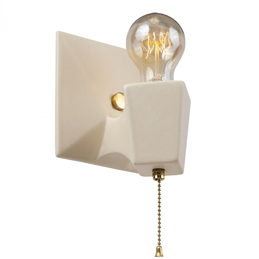 Geo w/ No Shade Wall Sconce