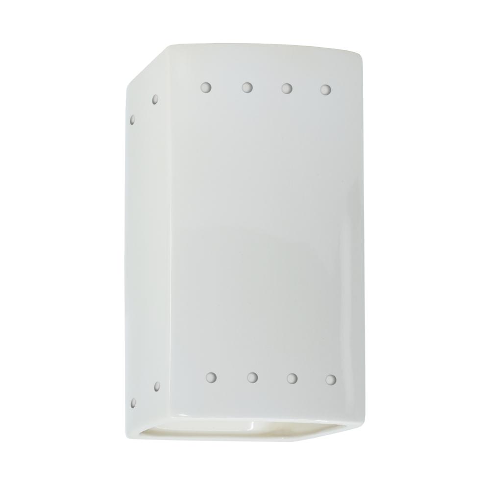 Small LED Rectangle w/ Perfs - Open Top & Bottom