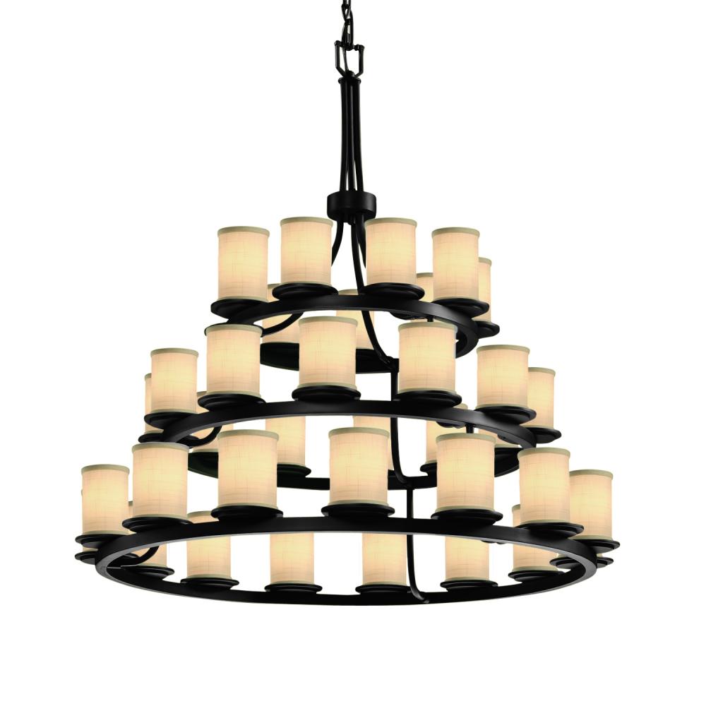 Dakota 36-Light 3-Tier Ring Chandelier