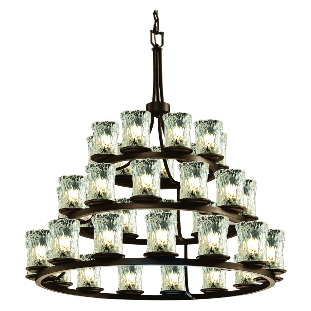 Dakota 36-Light 3-Tier Ring LED Chandelier