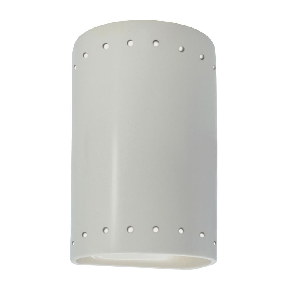 Small LED Cylinder w/ Perfs - Closed Top (Outdoor)