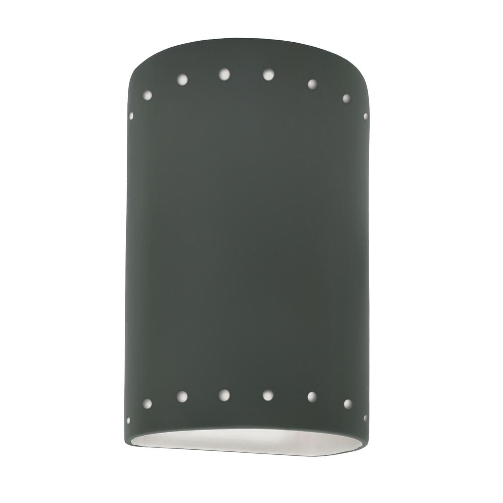 Small LED Cylinder w/ Perfs - Closed Top (Outdoor)