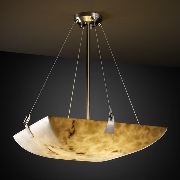 18&#34; Pendant Bowl w/ Tapered Clips