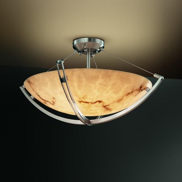 18&#34; Semi-Flush Bowl w/ Crossbar