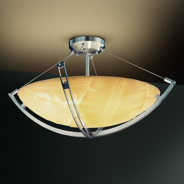 18&#34; Semi-Flush Bowl w/ Crossbar