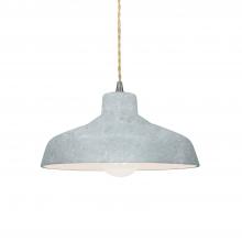 Justice Design Group CER-6260-CONC-NCKL-BEIG-TWST - Small Loft 1-Light Pendant