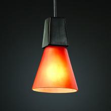 Justice Design Group CER-6010-BLK - Geo Pendant