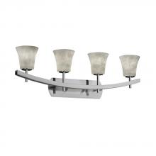 Justice Design Group CLD-8594-30-MBLK - Archway 4-Light Bath Bar