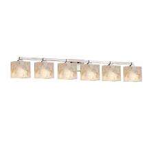 Justice Design Group ALR-8436-55-NCKL - Regency 6-Light Bath Bar