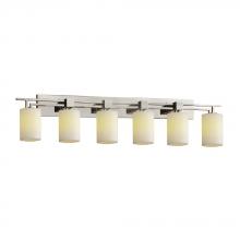 Justice Design Group CNDL-8706-10-CREM-NCKL-LED6-4200 - Aero 6-Light LED Bath Bar