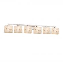 Justice Design Group FAL-8436-55-NCKL-LED6-4200 - Regency 6-Light LED Bath Bar