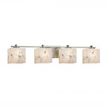 Justice Design Group FAL-8444-55-NCKL - Era 4-Light Bath Bar