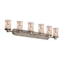 Justice Design Group FAL-8516-10-NCKL-LED6-4200 - Rondo 6-Light LED Bath Bar