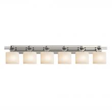 Justice Design Group FSN-8506-30-OPAL-NCKL-LED6-4200 - Argyle 6-Light LED Bath Bar