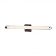 Justice Design Group FSN-8685-OPAL-DBRZ - Edge 31" ADA Linear LED Wall/Bath