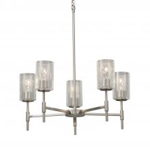 Justice Design Group FSN-8410-10-SEED-NCKL-LED5-3500 - Union 5-Light LED Chandelier