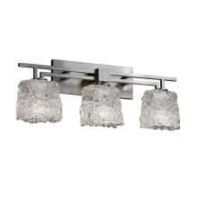 Justice Design Group GLA-8703-20-LACE-DBRZ - Aero 3-Light Bath Bar