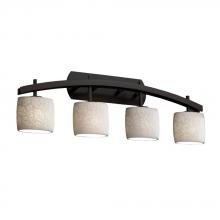 Justice Design Group POR-8594-10-BANL-DBRZ - Archway 4-Light Bath Bar