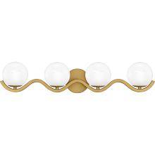 Quoizel SRI8631AB - Spherical 4-Light Aged Brass Bath Light