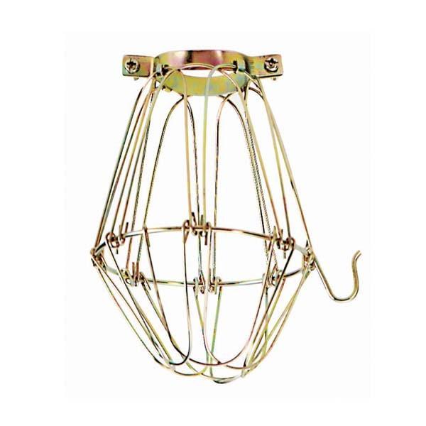 Light Bulb Cage; Brass Finish; 5-3/4&#34; Height