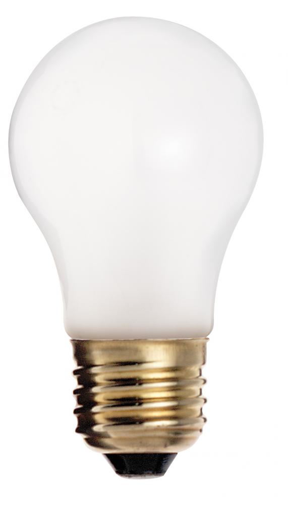 25 Watt A15 Incandescent; Frost; 2500 Average rated hours; 120 Lumens; Medium base; 130 Volt;