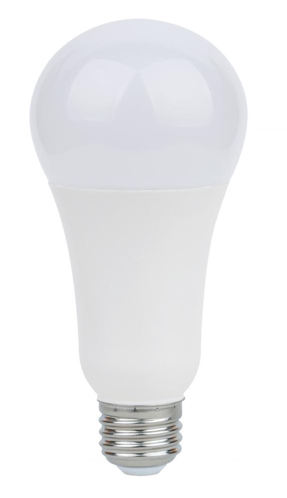 19 Watt; A21 LED; 3000K; Medium base; 220 deg. Beam Angle; 120-277 Volt