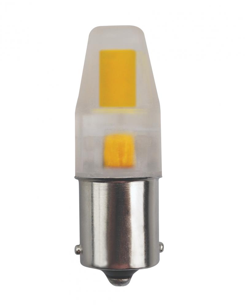 3W; LED; 5000K; Clear; S.C Bayonet Base; 12 Volt AC/DC