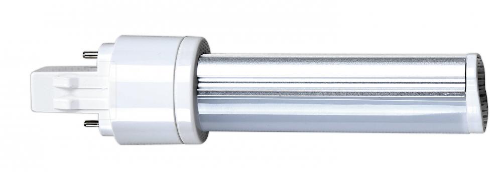 6 Watt LED PL 2-PIN; 4000K; 600 Lumens; GX23 base; 50000 Average rated hours; 120 deg. Beam Angle;