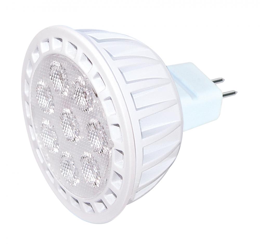 Discontinued - 7 watts; MR16 LED; GU5.3 base; 4000K; 40&#39; beam spread; 12 volts; Dimmable