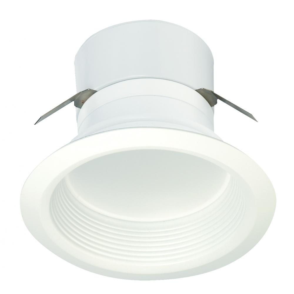 Discontinued - 10 watt LED Downlight Retrofit Kit; 4&#34; Baffle; 3000K; Medium base; 120 volts;