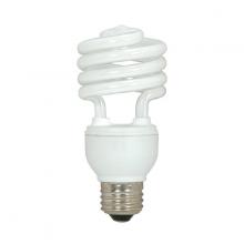 Satco Products Inc. S5519 - 15 Watt; Mini Spiral Compact Fluorescent; 2700K; 82 CRI; Medium base; 120 Volt