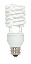 Satco Products Inc. S6275 - 23 Watt; Mini Spiral Compact Fluorescent; 4100K; 82 CRI; Medium base; 120 Volt; 3-pack