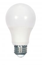 Satco Products Inc. S9113 - Discontinued - 6.4 watt; A19 LED; Frosted; 5000k Medium base; 240' beam spread; 120 volts;