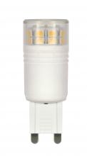 Satco Products Inc. S9224 - 3 Watt; T4 Repl. LED; 3000K; G9 base; 360 deg. Beam Angle; 120 Volt