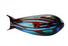 Oggetti Luce 31-LUNGO 4 - PARROT FISH, RED/AQU