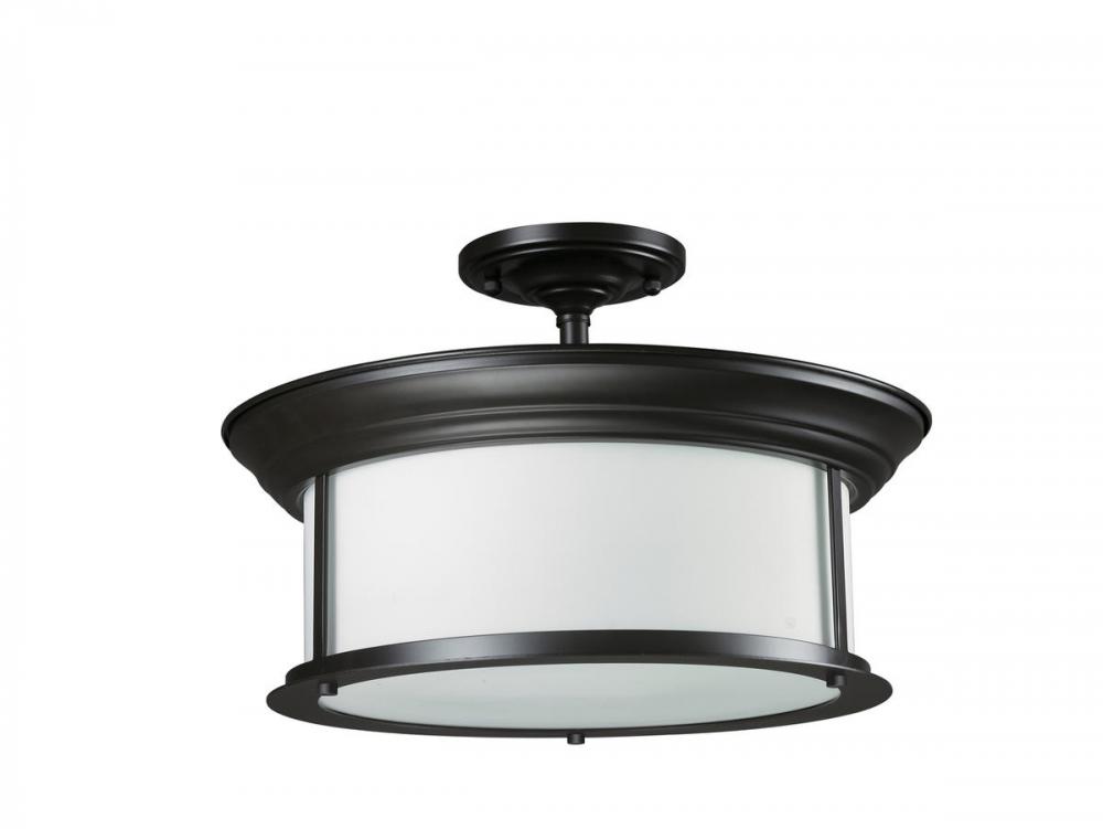 3 Light Semi Flush Mount