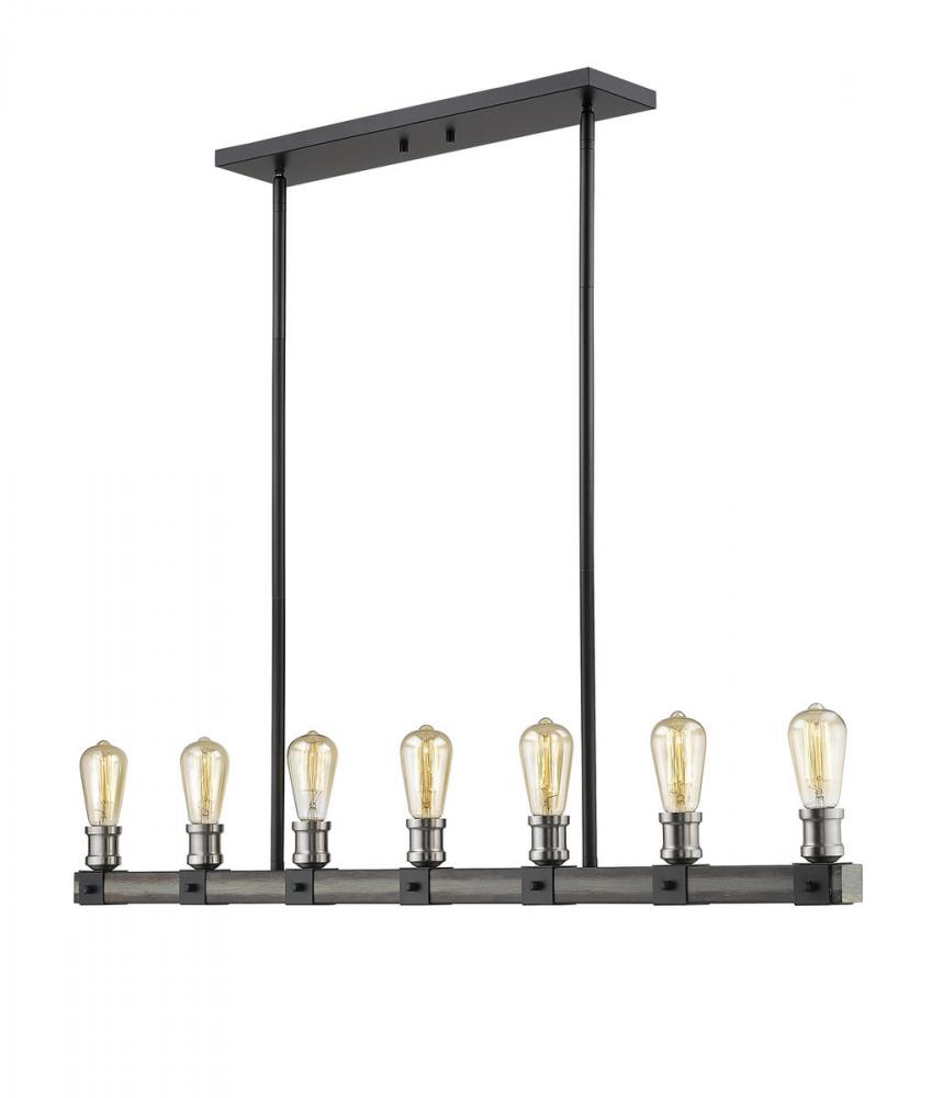 7 Light Linear Chandelier