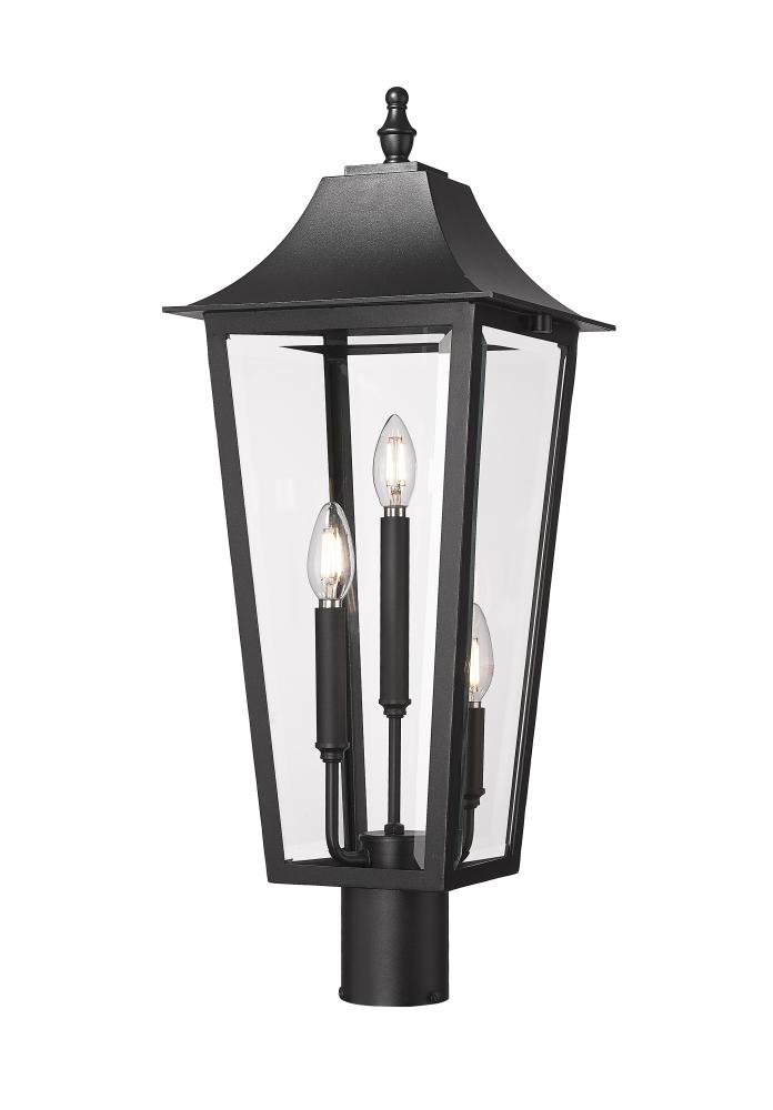 3 Light Outdoor Post Mount Fixture