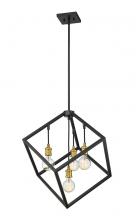 Z-Lite 478P24-BRZ-OBR - 4 Light Chandelier